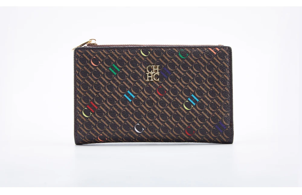 CHCH Women's Wallet 2025 Spring New Cartoon Printed Women's Credit Card Bag ID Bag