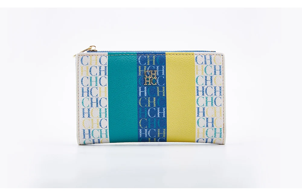 CHCH Women's Wallet 2025 Spring New Cartoon Printed Women's Credit Card Bag ID Bag