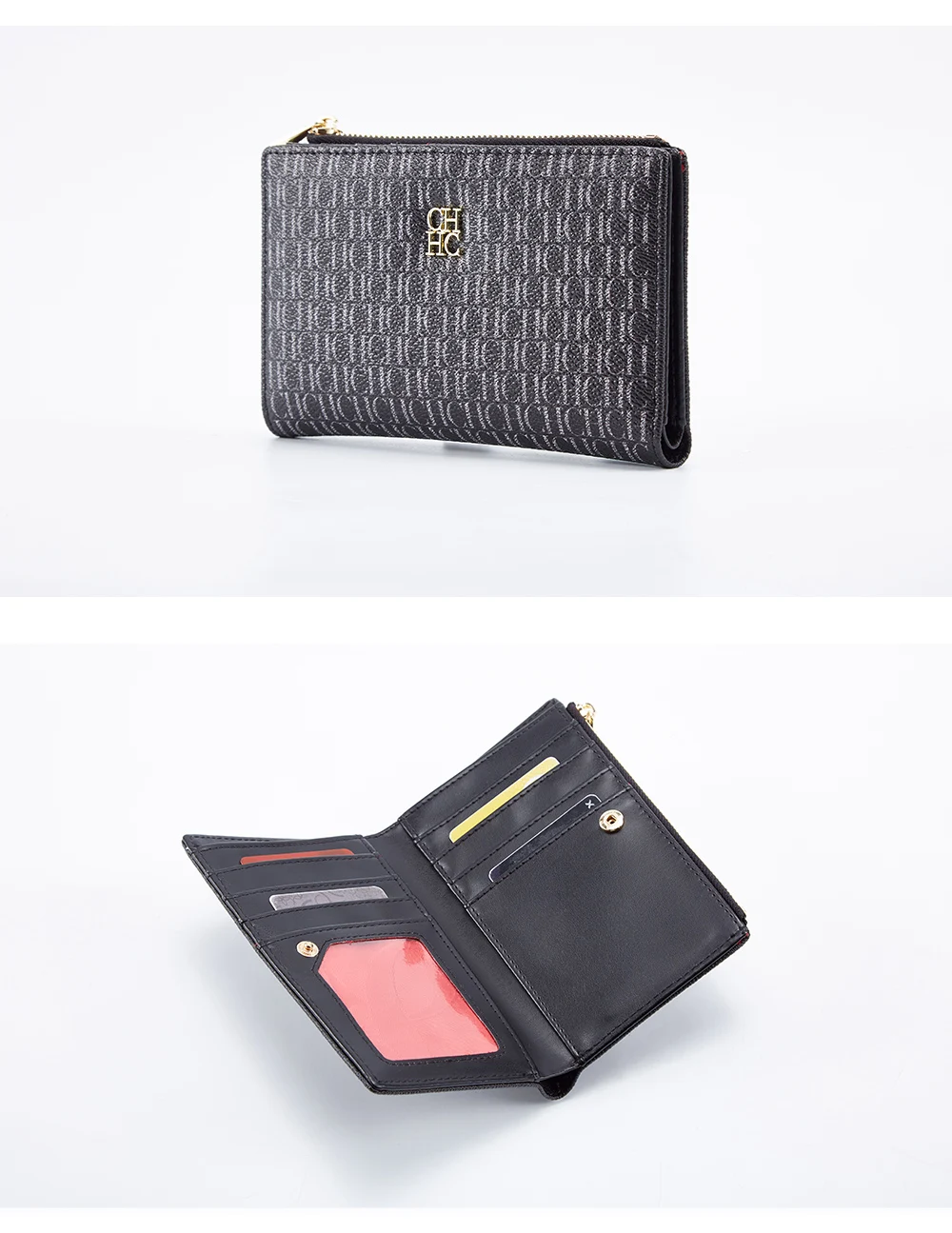 CHCH Women's Wallet 2025 Spring New Cartoon Printed Women's Credit Card Bag ID Bag
