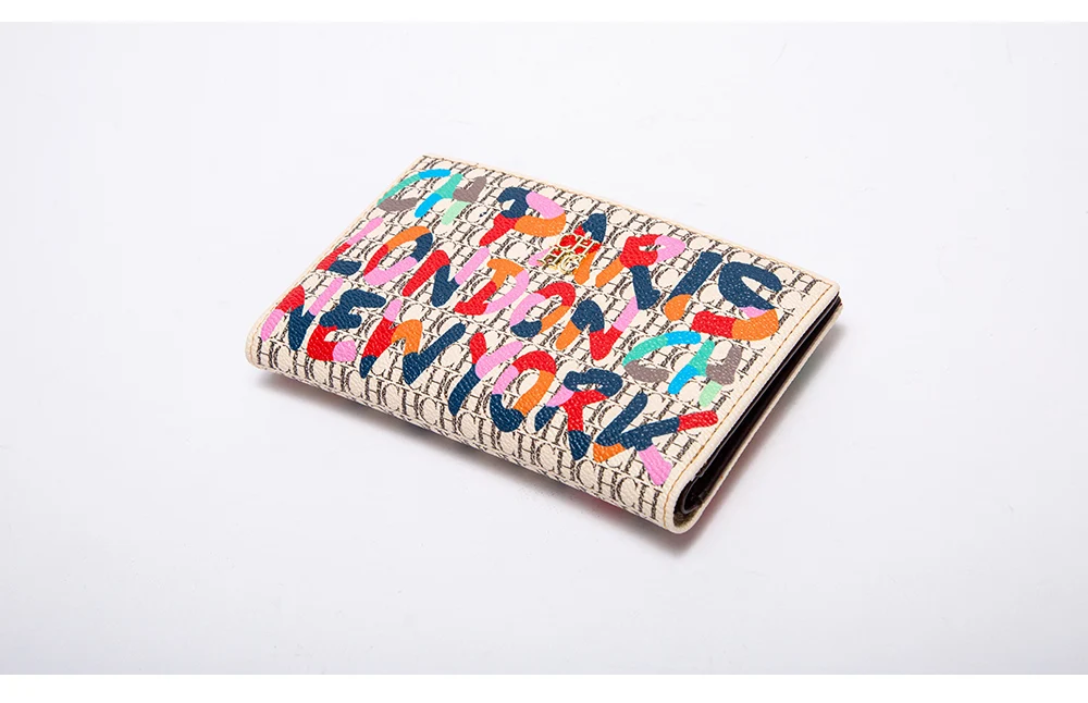 CHCH Women's Wallet 2025 Spring New Cartoon Printed Women's Credit Card Bag ID Bag