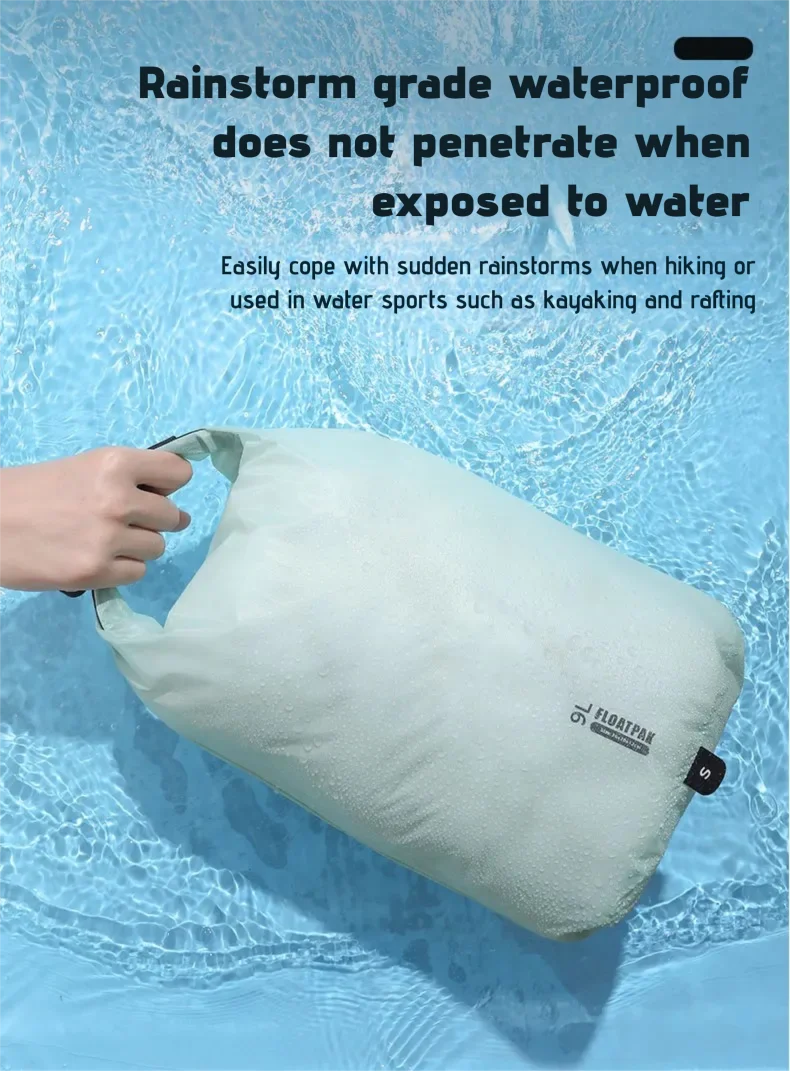 Ultralight Waterproof Dry Bag Travel Storage Pouch Clothes Organizer Sack Compression Packing Cube for Camping Hiking Swimming