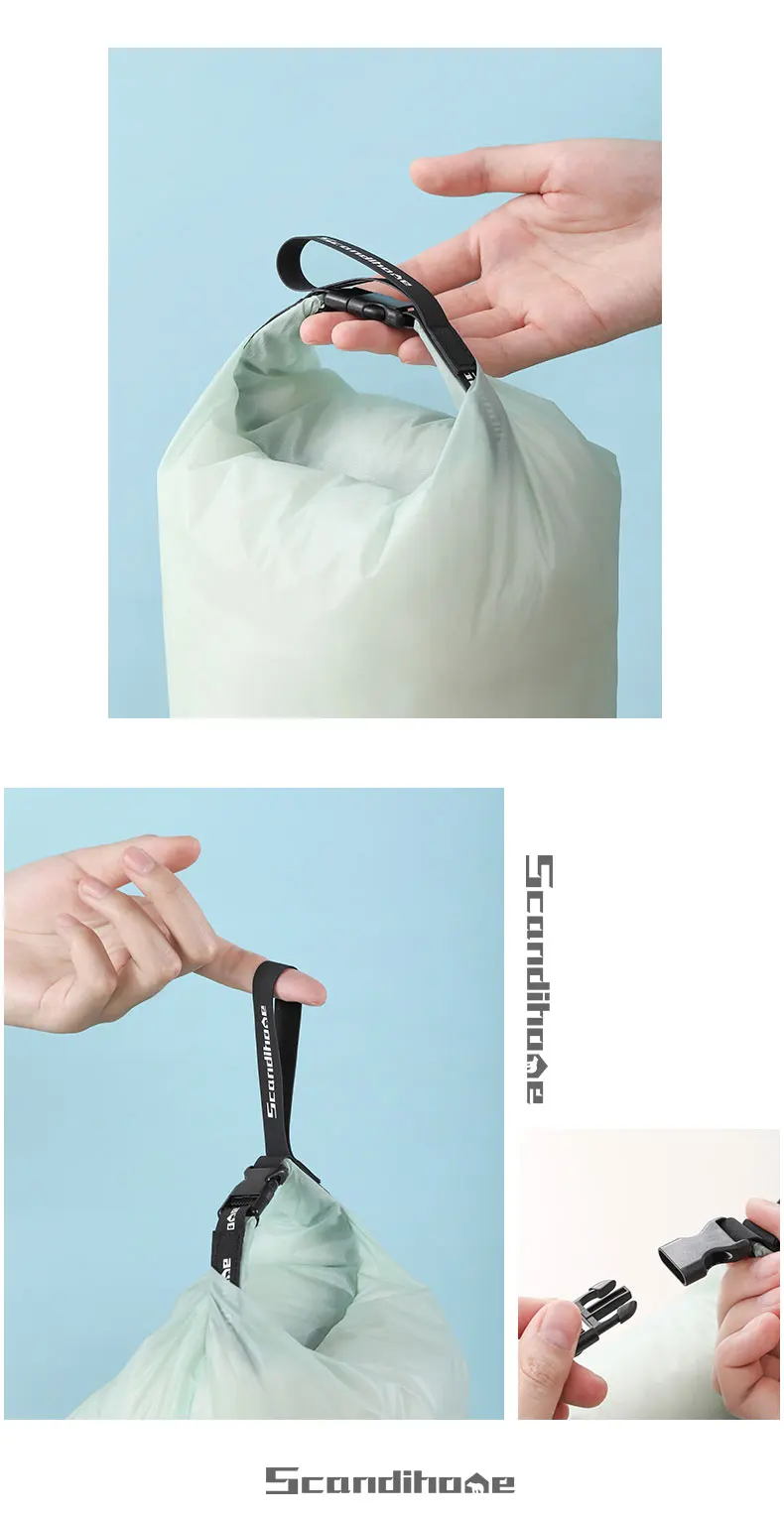 Ultralight Waterproof Dry Bag Travel Storage Pouch Clothes Organizer Sack Compression Packing Cube for Camping Hiking Swimming
