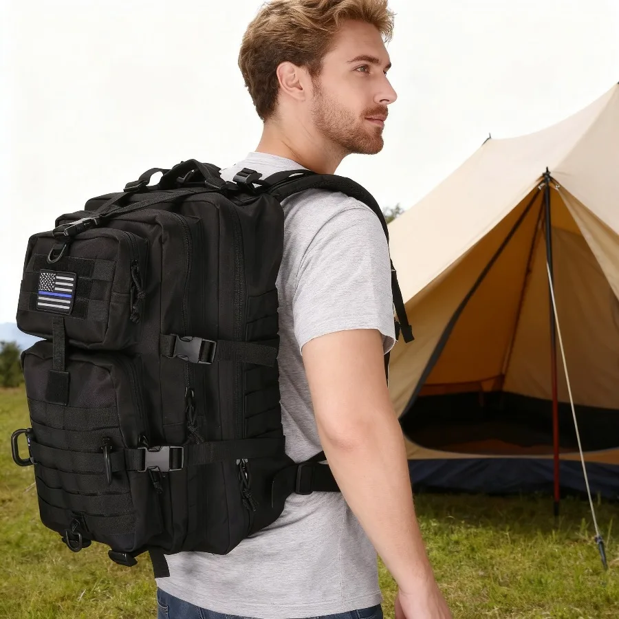 50L/30L Backpack Military Assault Pack For Men, 3 Day Bug Out Bag Molle DaypackFor Camping Outdoor Sport Rucksack Backpacks