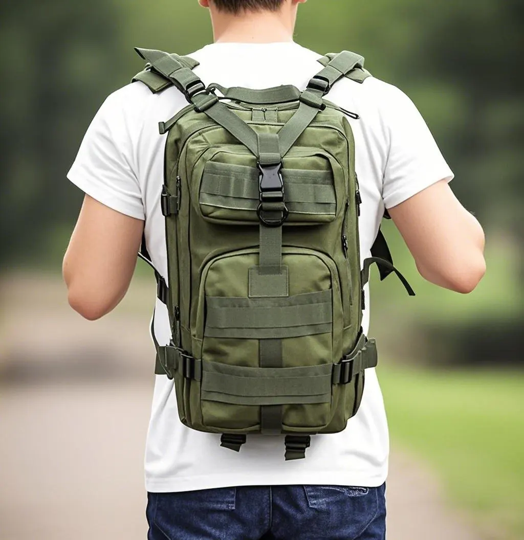 50L/30L Backpack Military Assault Pack For Men, 3 Day Bug Out Bag Molle DaypackFor Camping Outdoor Sport Rucksack Backpacks
