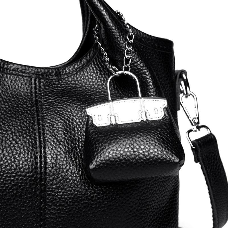 100% Cow Leather Luxury Handbag Brand Designer Genuine Leather Women Crossbody Shoulder Bag Fashion Leisure Ladies Trave Bags