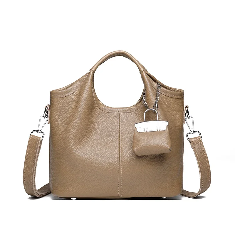 100% Cow Leather Luxury Handbag Brand Designer Genuine Leather Women Crossbody Shoulder Bag Fashion Leisure Ladies Trave Bags