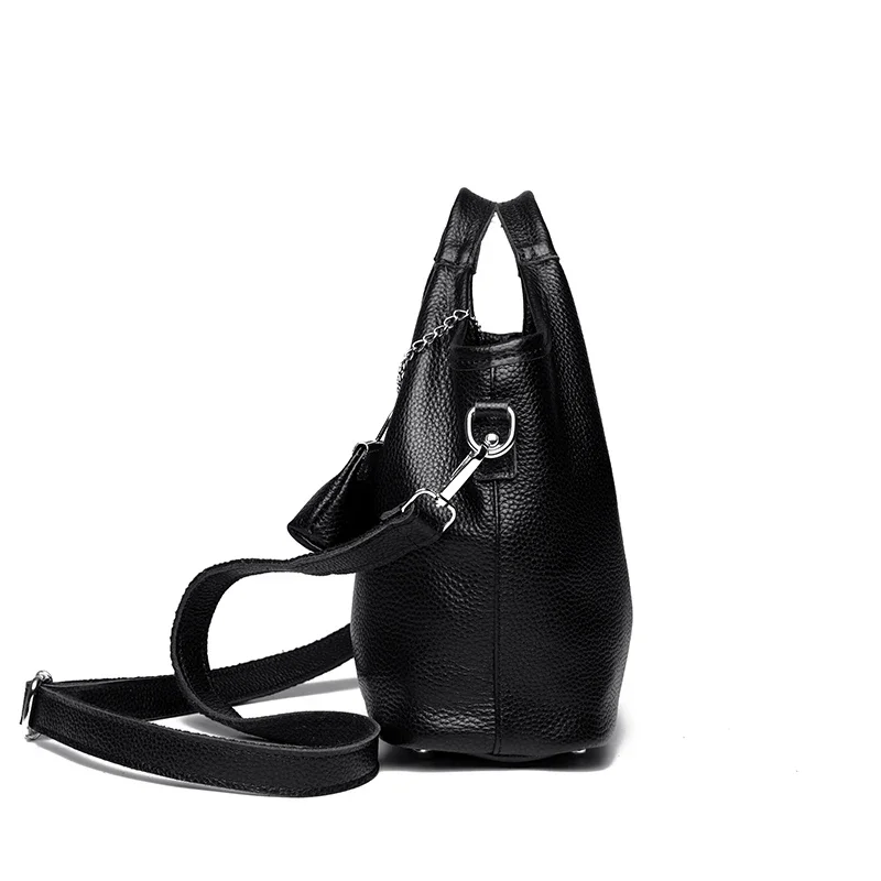 100% Cow Leather Luxury Handbag Brand Designer Genuine Leather Women Crossbody Shoulder Bag Fashion Leisure Ladies Trave Bags