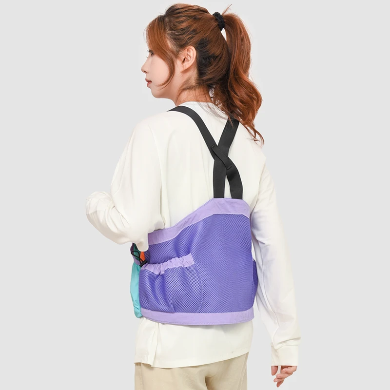 Outdoor Cycling Bag Lightweight Run Vest Backpack for Hiking Running Chest Pack Phone Cup Storage Pocket Tactical Chest Rig Bags