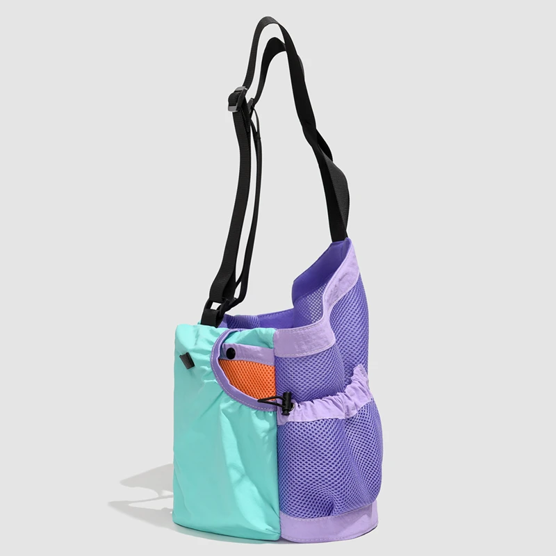 Outdoor Cycling Bag Lightweight Run Vest Backpack for Hiking Running Chest Pack Phone Cup Storage Pocket Tactical Chest Rig Bags