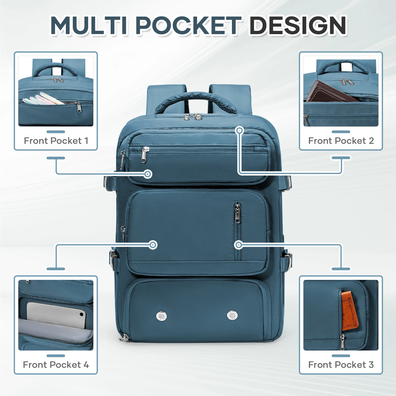 Ryanair Cabin Bag 40x30x20, Travel Backpack For Women Men Business Laptop Bag, Hand Luggage Backpack Cabin Fly Bag, College Bag