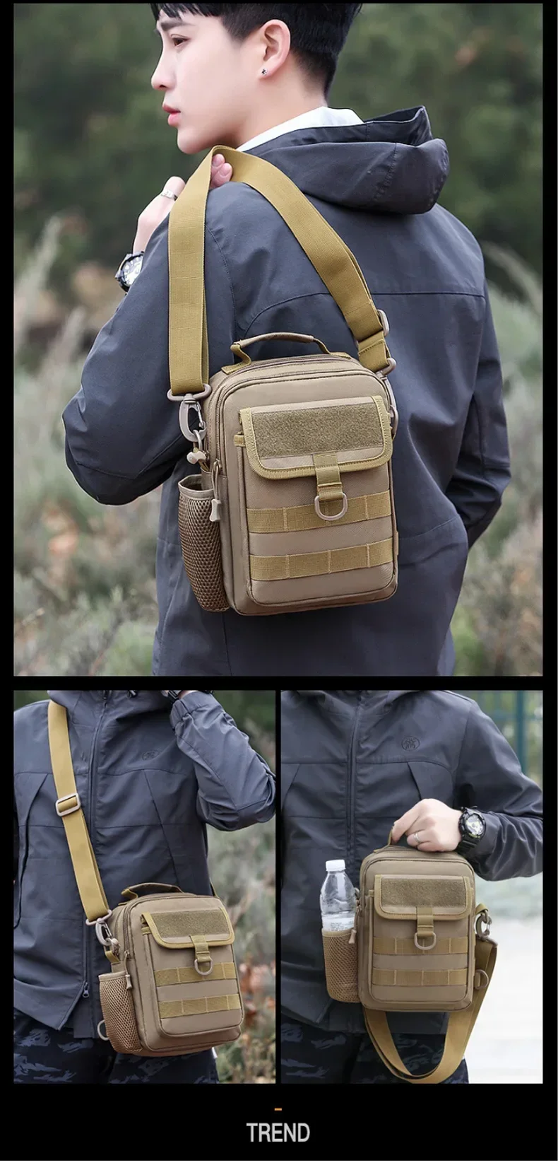 Tactical Miltary Waist Bag Molle Outdoor Handbag Waterproof Bag Camping Travel Hiking Trekking Hunting Shoulder Bags