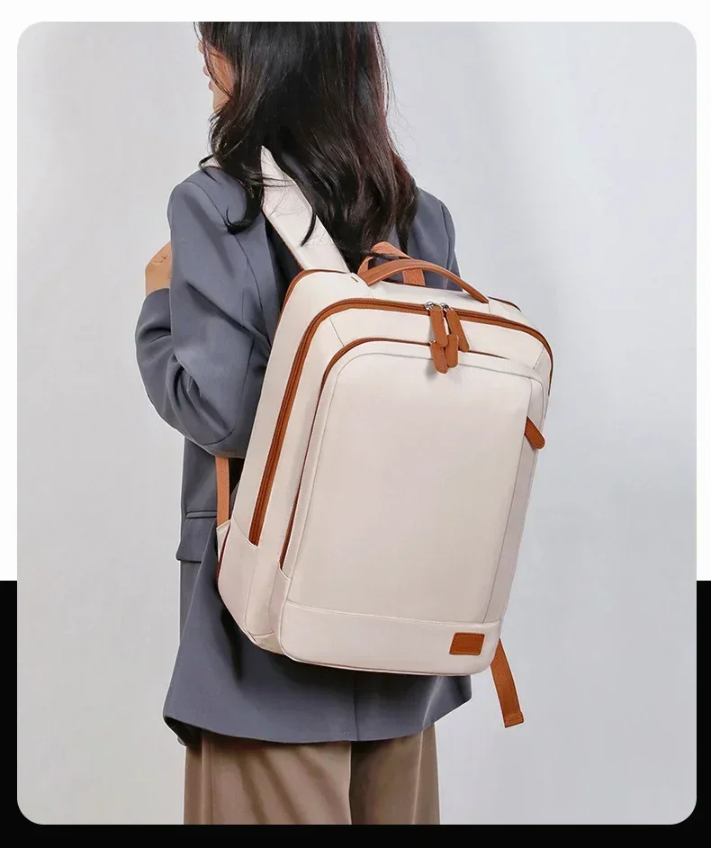 Women Business Backpack Waterproof Laptop Computer Pack Weekender Commuter Bag With USB Port College Student Bags Travel Daypack