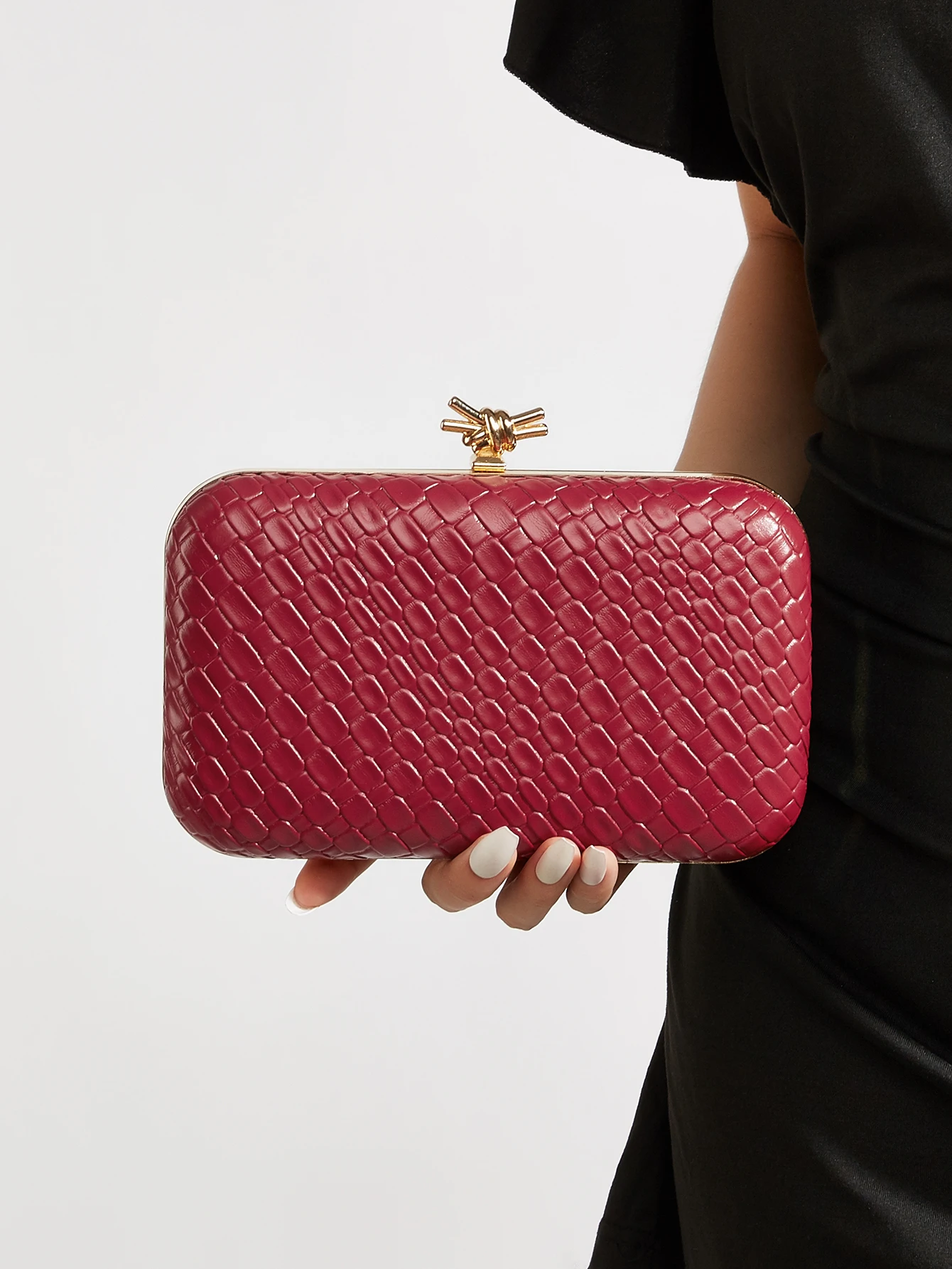 Women's Fashion Snake-Print Clutch Bag, Evening Bag, Clutch Bag to Match Evening Dresses, Detachable Shoulder Strap, Suitable for Prom, Parties, Wedding Season, Carnivals, Holiday Gatherings, Business Commuting, Women's Gift