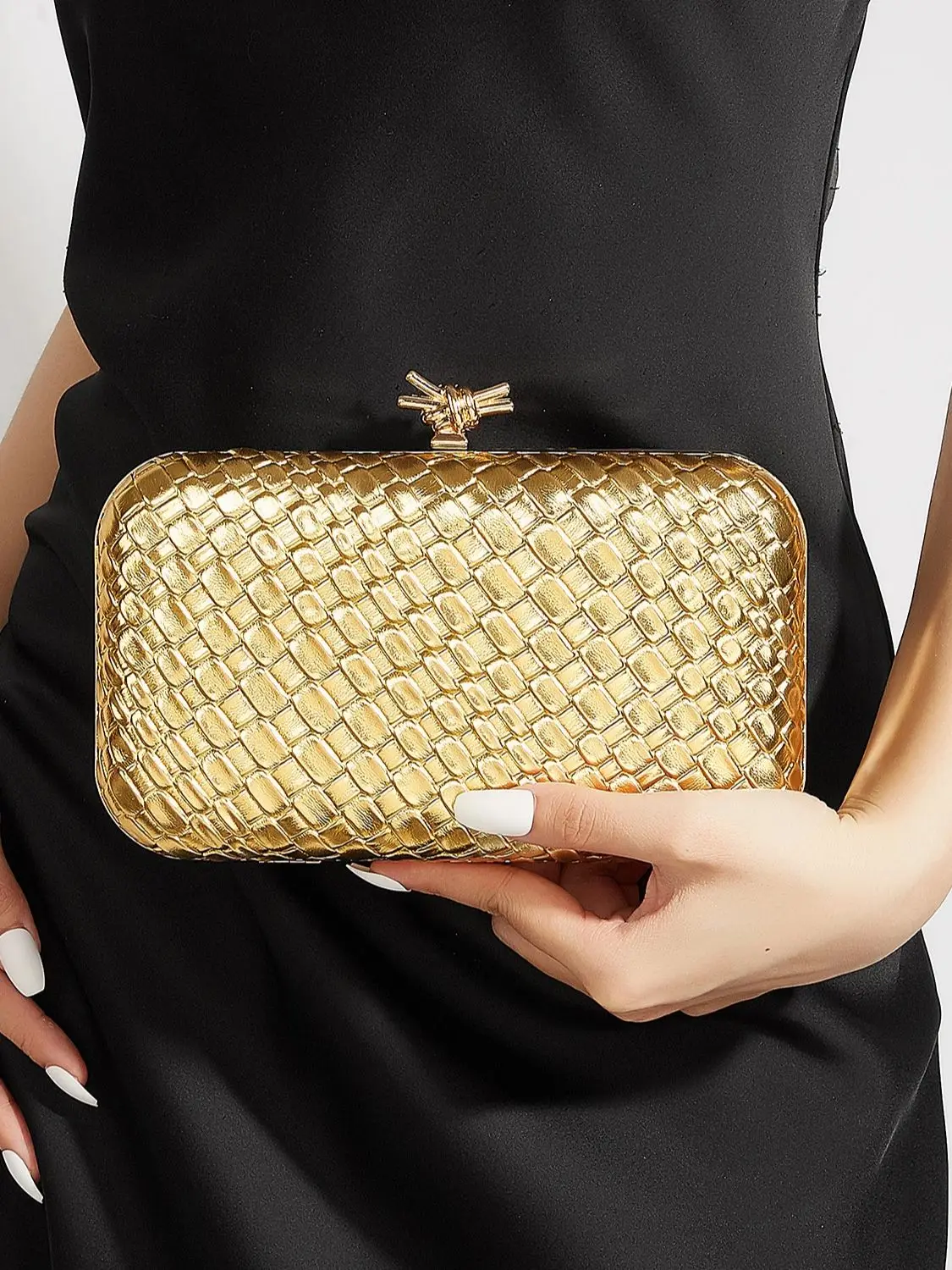 Women's Fashion Snake-Print Clutch Bag, Evening Bag, Clutch Bag to Match Evening Dresses, Detachable Shoulder Strap, Suitable for Prom, Parties, Wedding Season, Carnivals, Holiday Gatherings, Business Commuting, Women's Gift