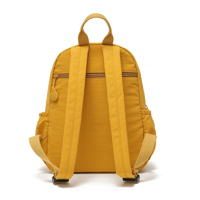 Casual Women Small Backpack Nylon Multi Pockets Backpack Portable Handheld Mini Backpack Outdoor Shopping Travel Daily Bag