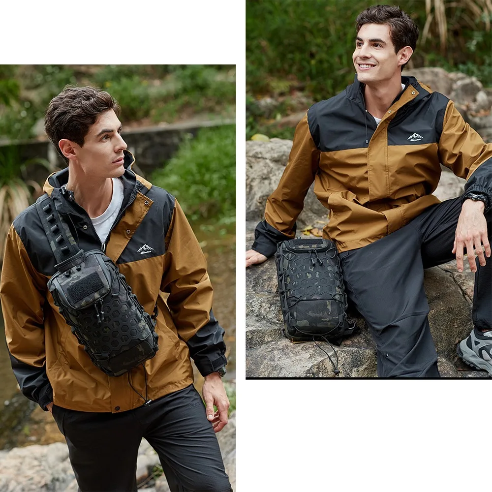 Outdoor Port Bag Pack Tactical Backpack Sling Shoulder Backpack Tactical Bag for Every Day Carry Commuting Chest Bag