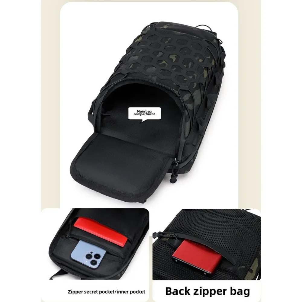 Outdoor Port Bag Pack Tactical Backpack Sling Shoulder Backpack Tactical Bag for Every Day Carry Commuting Chest Bag