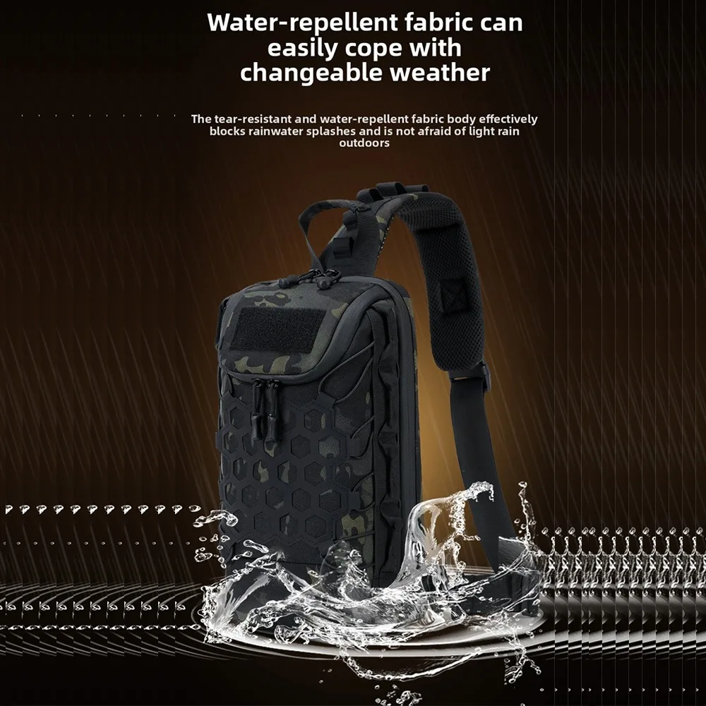Outdoor Port Bag Pack Tactical Backpack Sling Shoulder Backpack Tactical Bag for Every Day Carry Commuting Chest Bag