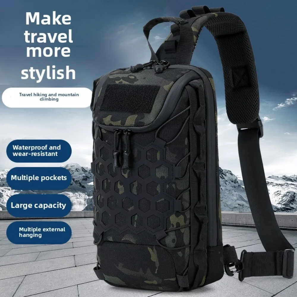 Outdoor Port Bag Pack Tactical Backpack Sling Shoulder Backpack Tactical Bag for Every Day Carry Commuting Chest Bag