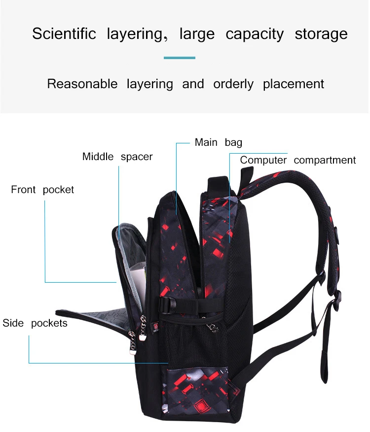 Printing Football Schoolbag Child Anime Backpack Travel Bag Soccers School Bags for Boys Teenage Mochila Escolar Infantil Menino