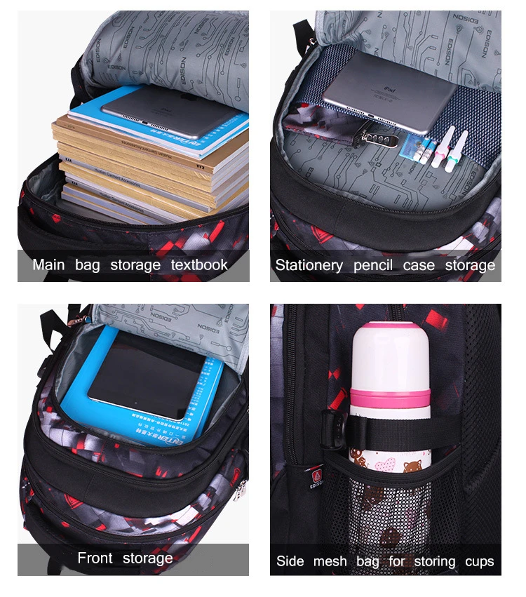 Printing Football Schoolbag Child Anime Backpack Travel Bag Soccers School Bags for Boys Teenage Mochila Escolar Infantil Menino
