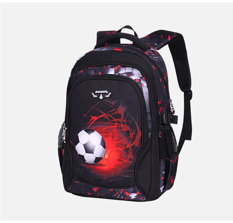 Printing Football Schoolbag Child Anime Backpack Travel Bag Soccers School Bags for Boys Teenage Mochila Escolar Infantil Menino
