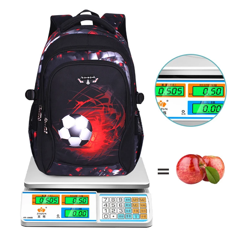 Printing Football Schoolbag Child Anime Backpack Travel Bag Soccers School Bags for Boys Teenage Mochila Escolar Infantil Menino