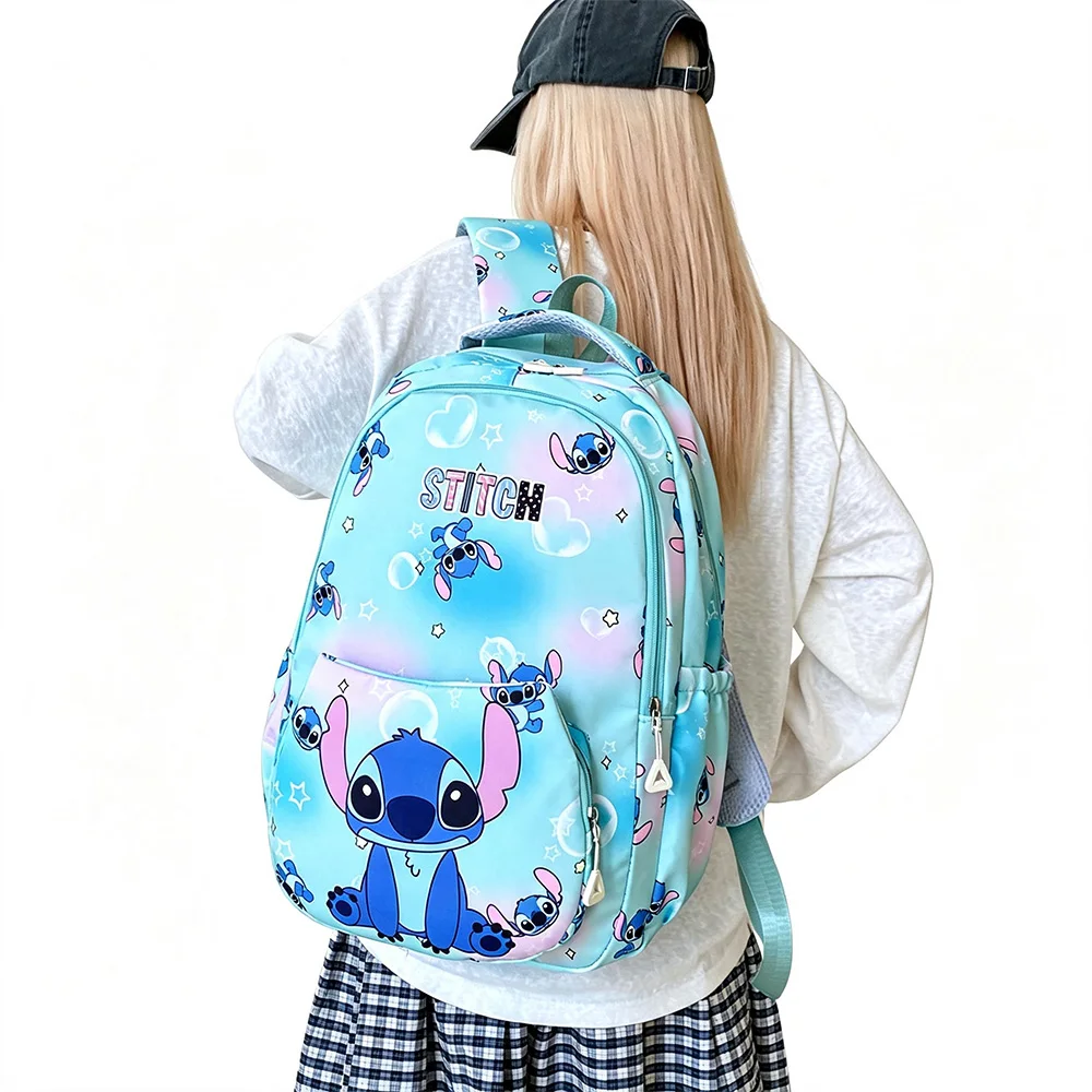 Cartoon Large Capacity Schoolbag Double Shoulder Backpack Outdoor Leisure Charm Collectible Gift for Students