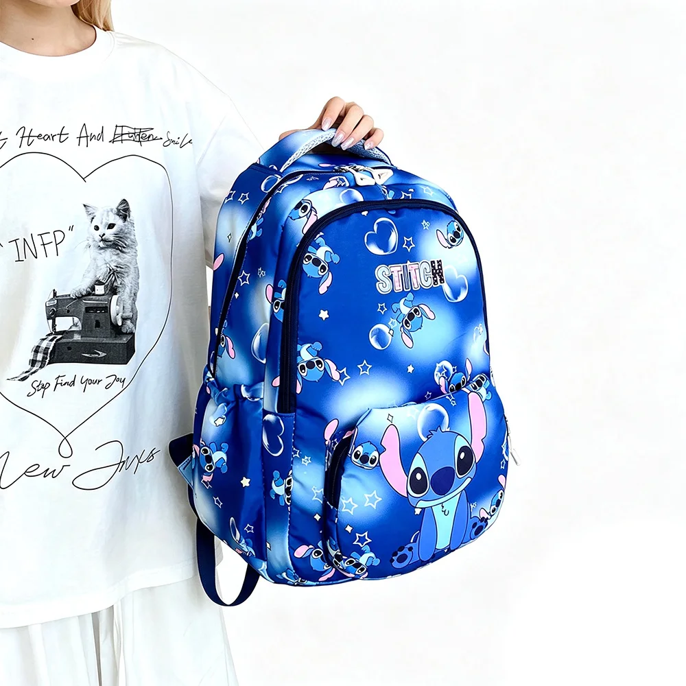 Cartoon Large Capacity Schoolbag Double Shoulder Backpack Outdoor Leisure Charm Collectible Gift for Students