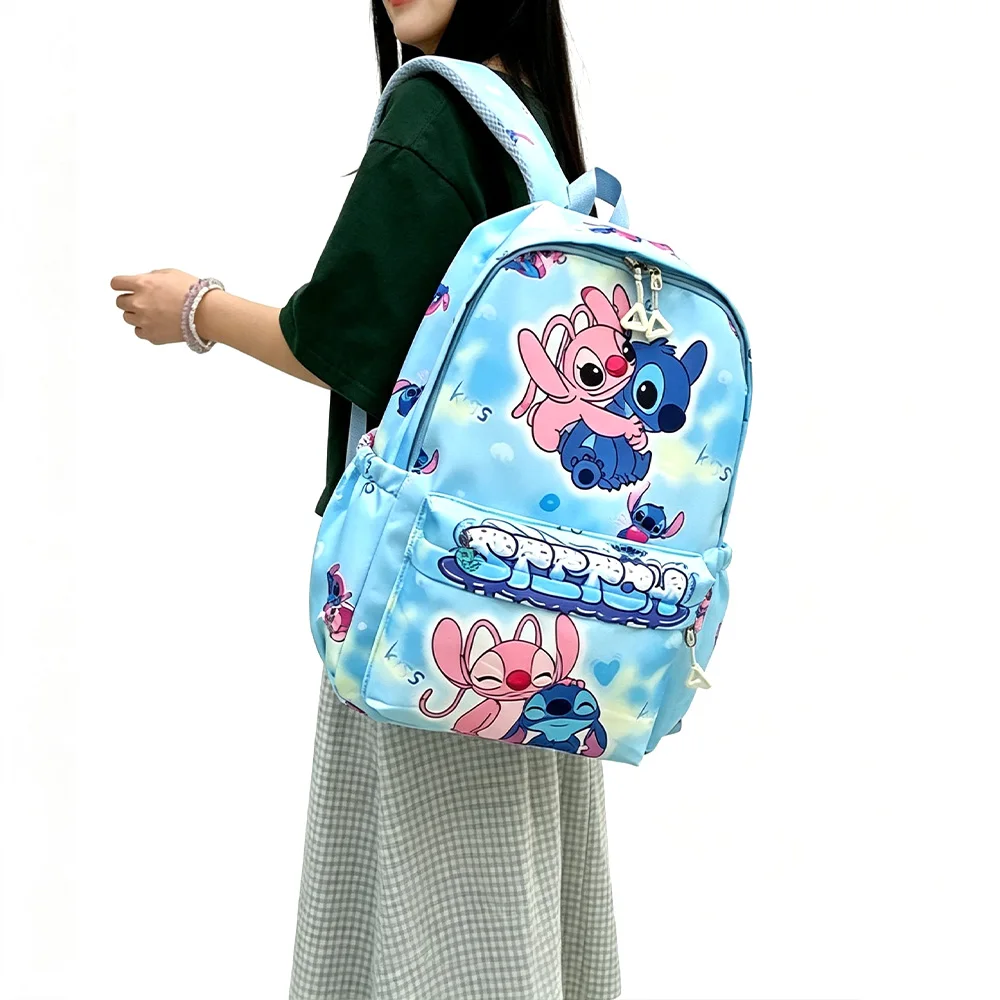 Cartoon Large Capacity Schoolbag Double Shoulder Backpack Outdoor Leisure Charm Collectible Gift for Students