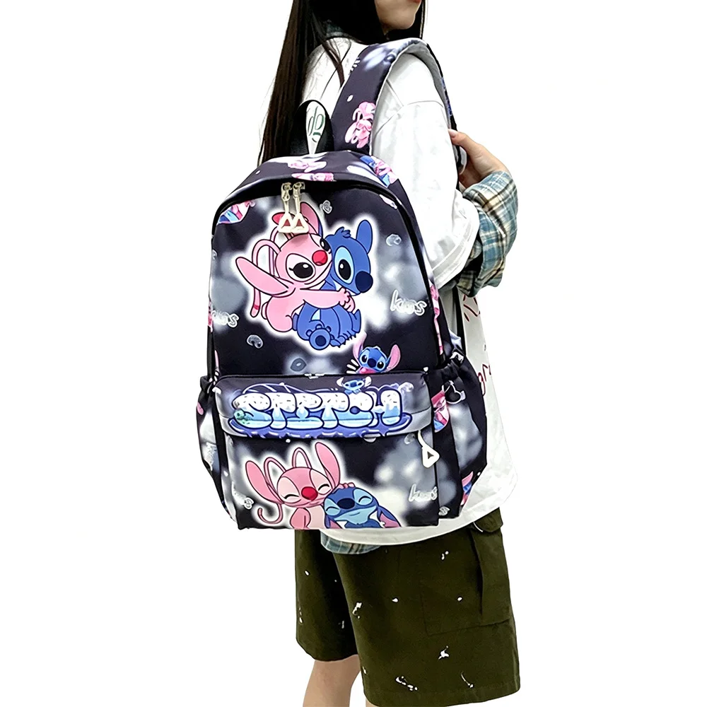 Cartoon Large Capacity Schoolbag Double Shoulder Backpack Outdoor Leisure Charm Collectible Gift for Students