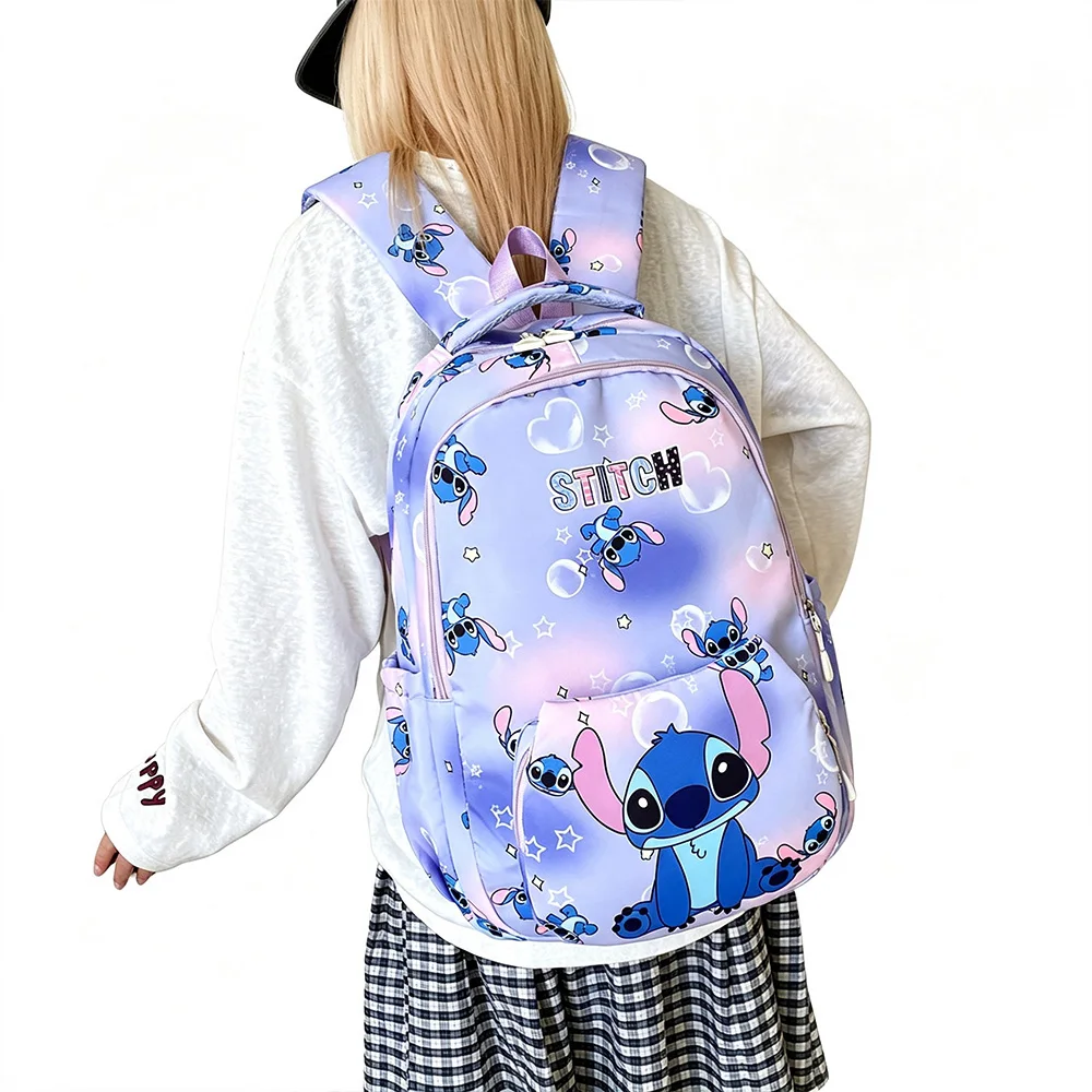 Cartoon Large Capacity Schoolbag Double Shoulder Backpack Outdoor Leisure Charm Collectible Gift for Students