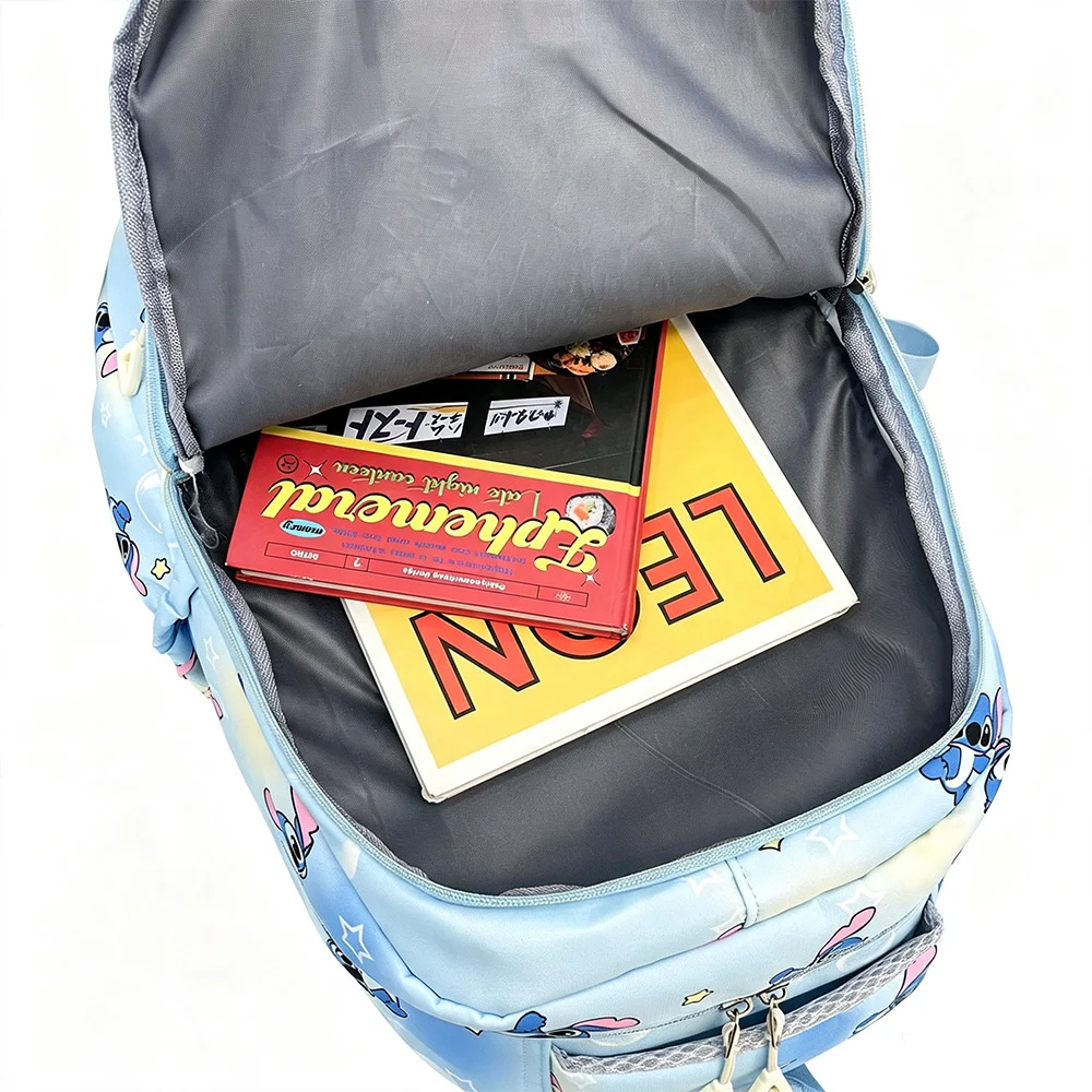 Cartoon Large Capacity Schoolbag Double Shoulder Backpack Outdoor Leisure Charm Collectible Gift for Students