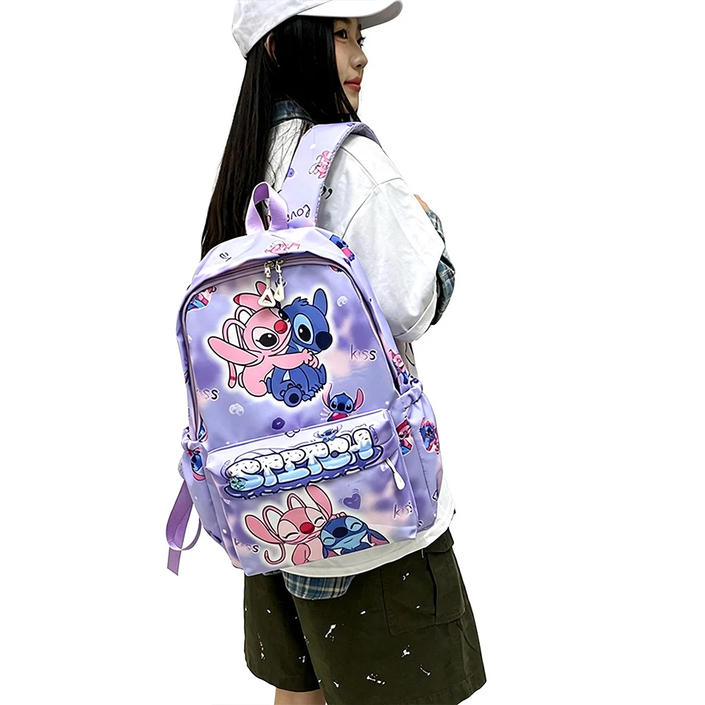 Cartoon Large Capacity Schoolbag Double Shoulder Backpack Outdoor Leisure Charm Collectible Gift for Students