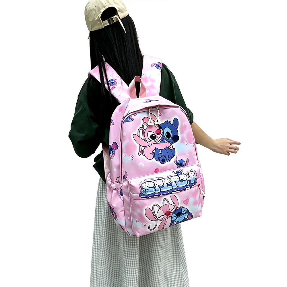 Cartoon Large Capacity Schoolbag Double Shoulder Backpack Outdoor Leisure Charm Collectible Gift for Students