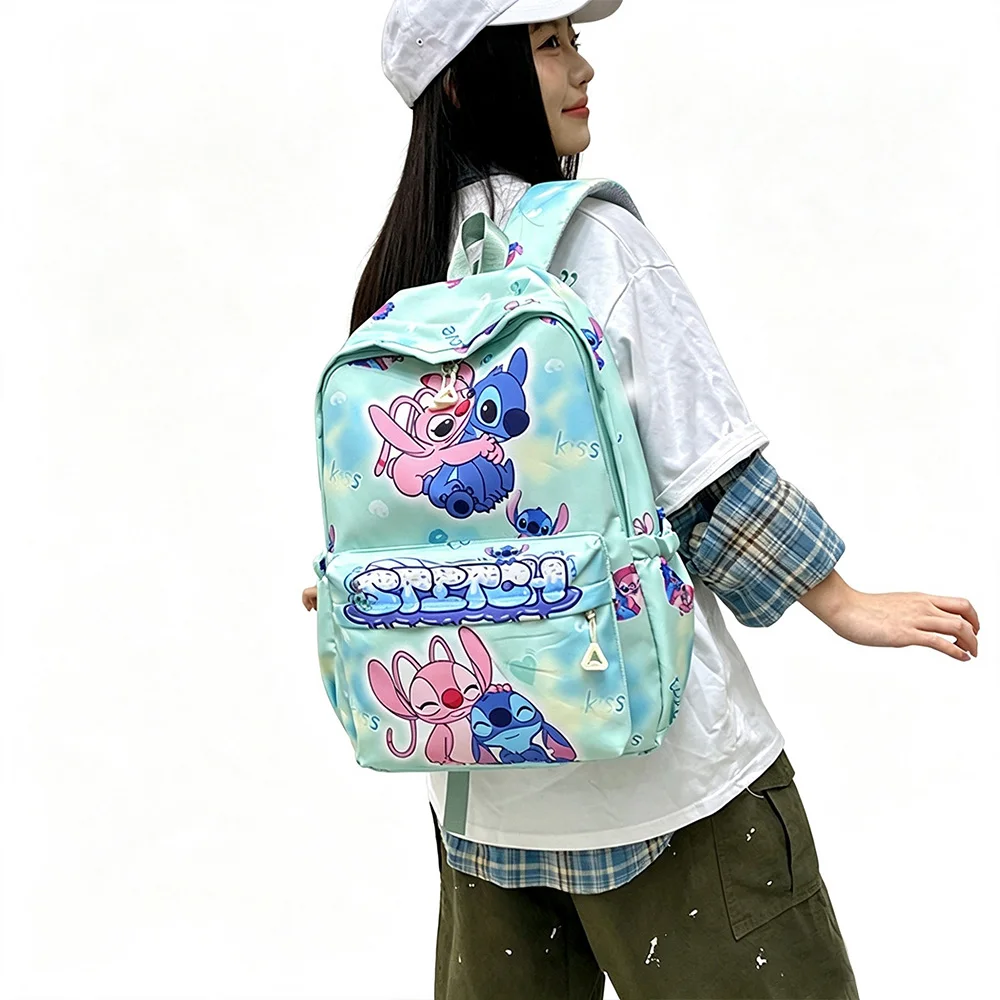 Cartoon Large Capacity Schoolbag Double Shoulder Backpack Outdoor Leisure Charm Collectible Gift for Students