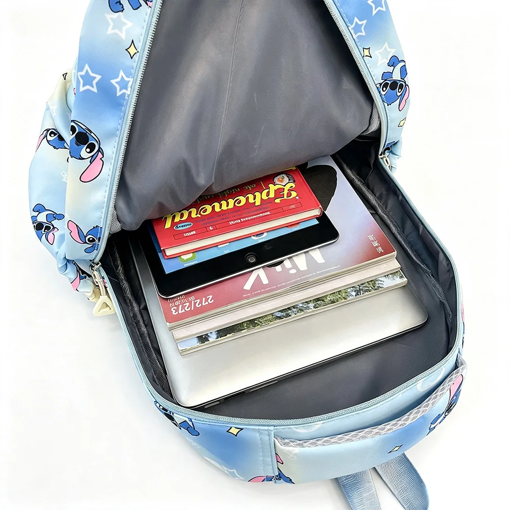 Cartoon Large Capacity Schoolbag Double Shoulder Backpack Outdoor Leisure Charm Collectible Gift for Students