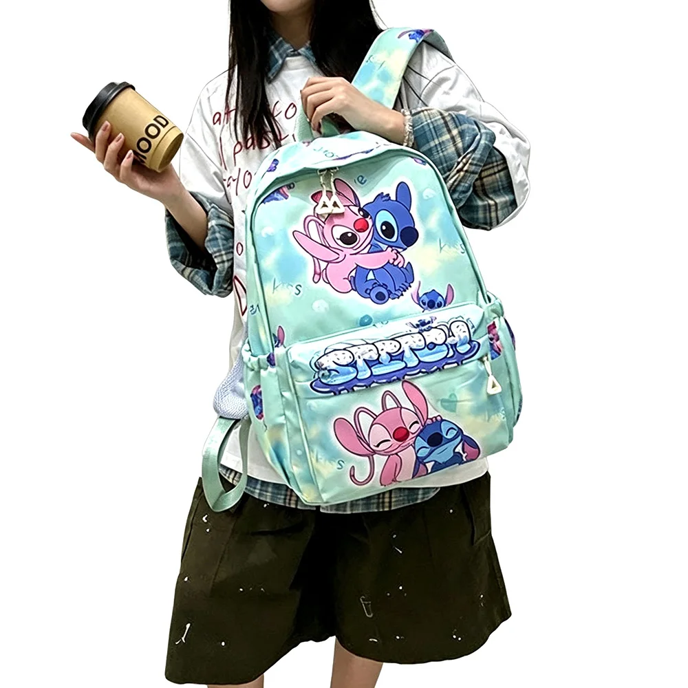 Cartoon Large Capacity Schoolbag Double Shoulder Backpack Outdoor Leisure Charm Collectible Gift for Students