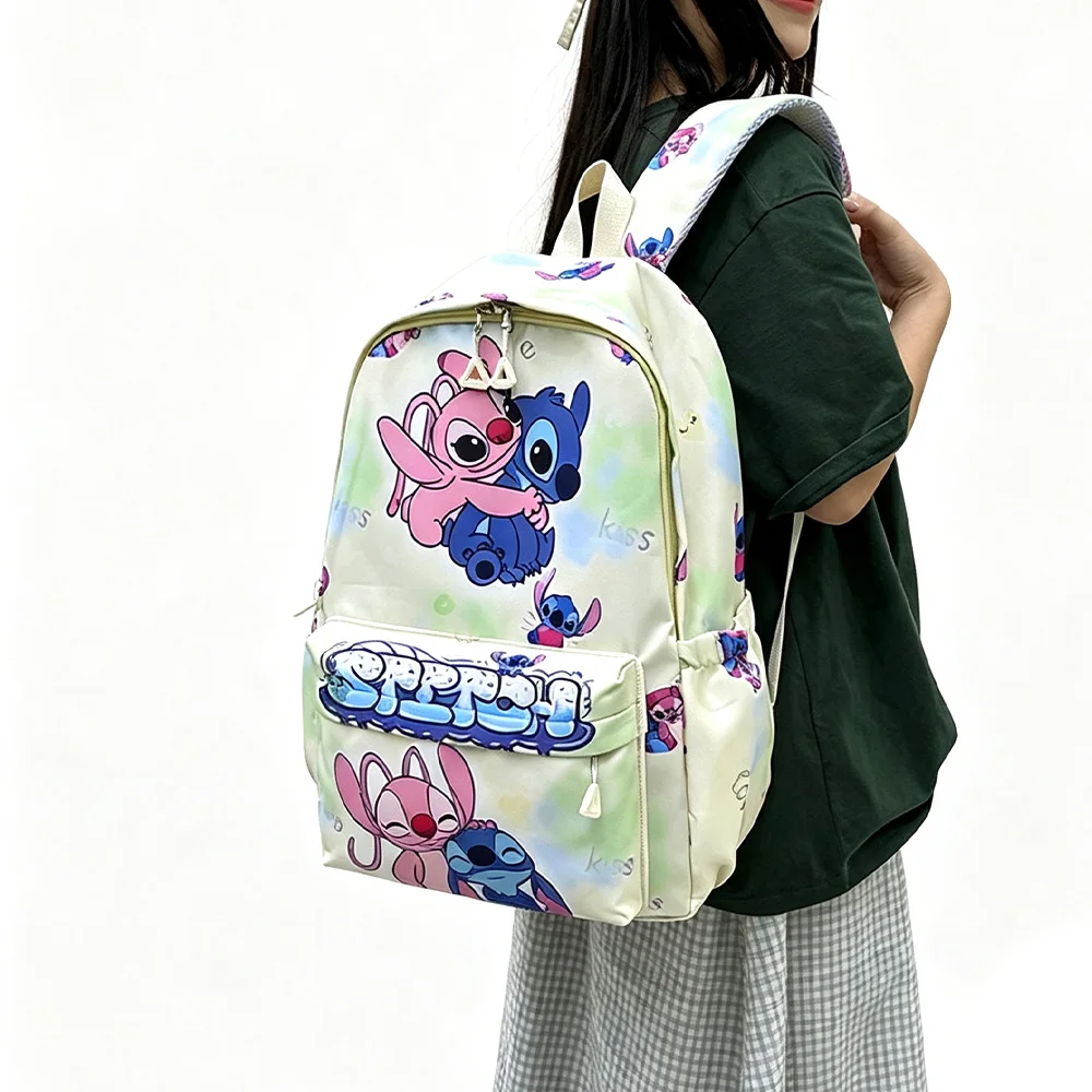 Cartoon Large Capacity Schoolbag Double Shoulder Backpack Outdoor Leisure Charm Collectible Gift for Students