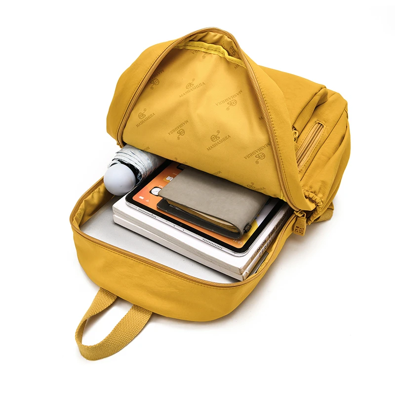 Fashion Backpack for Women, Lightweight Nylon Backpack Purse, Ladies Backpack with Multi Pockets, for Daily Commute Weekend