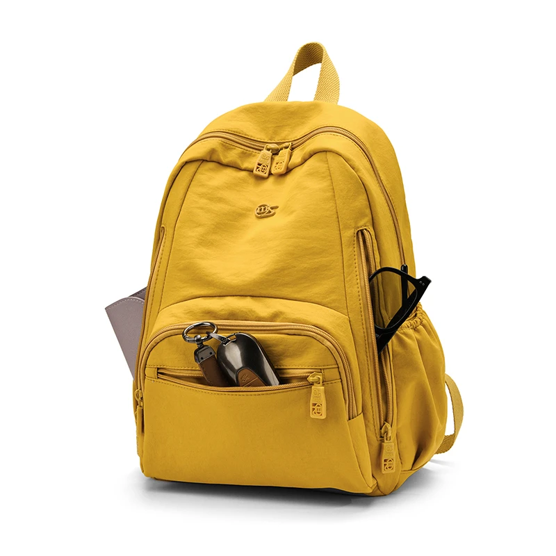 Fashion Backpack for Women, Lightweight Nylon Backpack Purse, Ladies Backpack with Multi Pockets, for Daily Commute Weekend