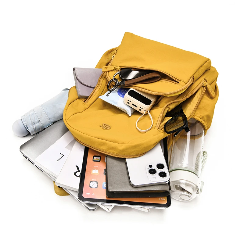Fashion Backpack for Women, Lightweight Nylon Backpack Purse, Ladies Backpack with Multi Pockets, for Daily Commute Weekend