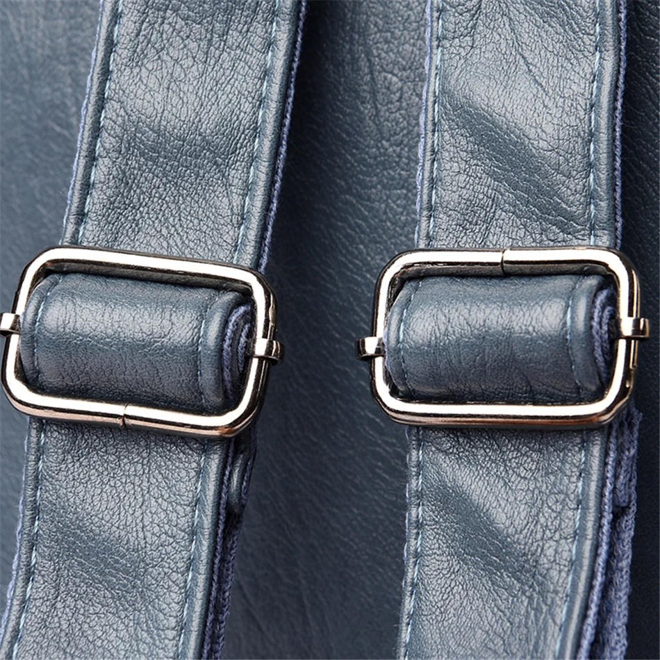Women Large Capacity Backpack Purses High Quality Leather Female Vintage Bag School Bags Travel Bagpack Ladies Bookbag Rucksack