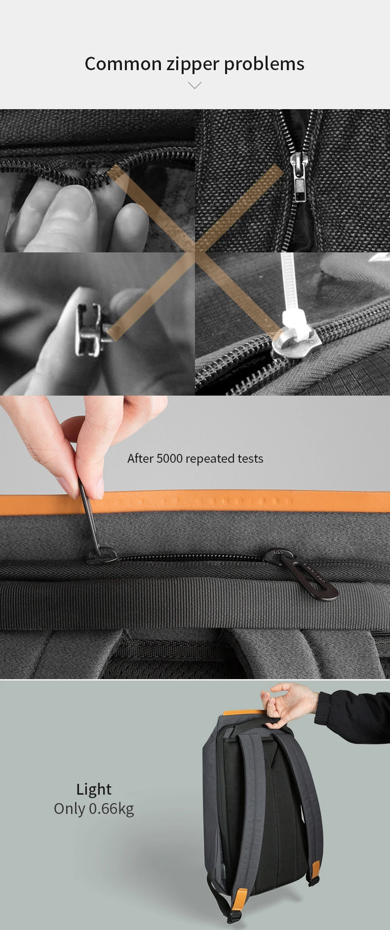 Kingsons 15.6'' New Waterproof Backpacks USB Charging School Bag Anti-theft Men And Women Backpack For Laptop Travelling Mochila