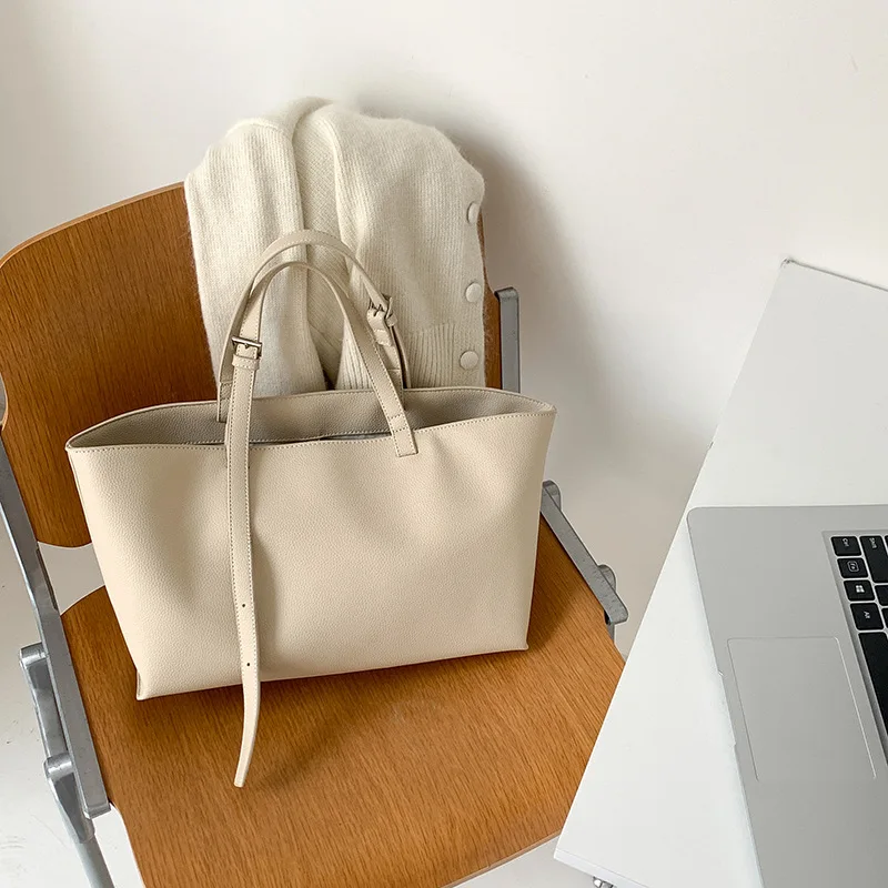 Casual Soft Tote Women Bag PU Leather Shoulder Bags for Women New High Quality Handbags and Purses Large Shopper Purses