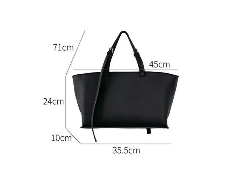 Casual Soft Tote Women Bag PU Leather Shoulder Bags for Women New High Quality Handbags and Purses Large Shopper Purses