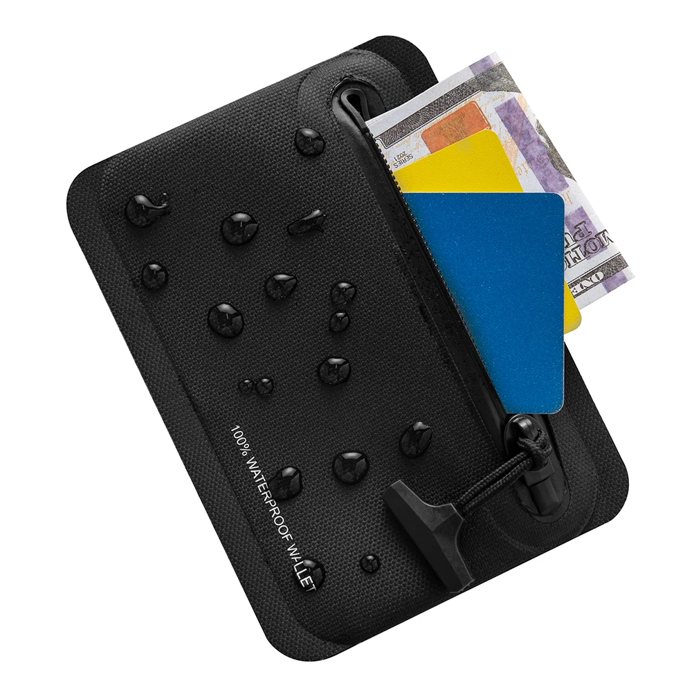 Waterproof Zipper Coin Purse Outdoor Lightweight EDC Pouch Unisex Earphone Credit Card Cash Storage Mini Carry Pouch