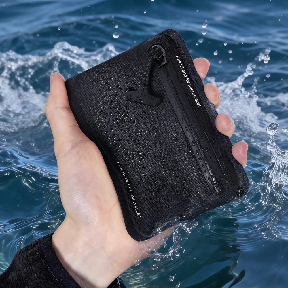 Waterproof Zipper Coin Purse Outdoor Lightweight EDC Pouch Unisex Earphone Credit Card Cash Storage Mini Carry Pouch