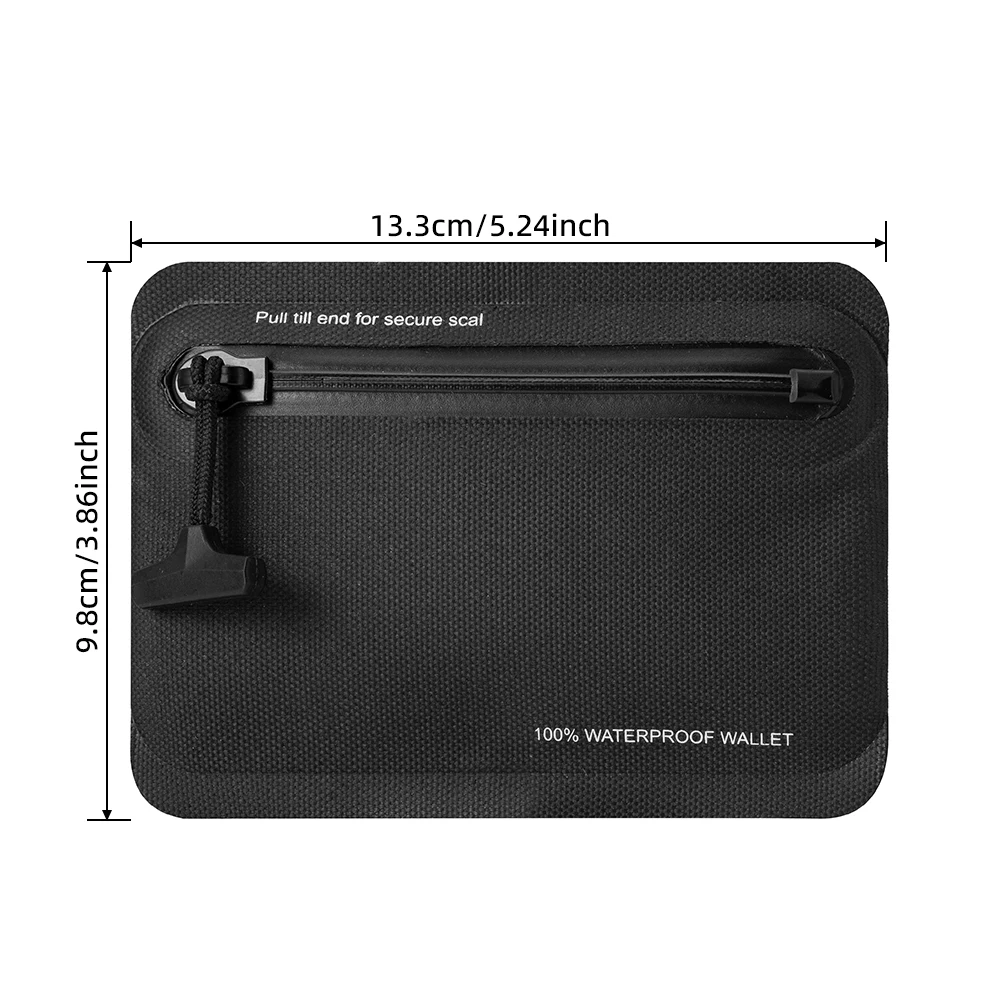 Waterproof Zipper Coin Purse Outdoor Lightweight EDC Pouch Unisex Earphone Credit Card Cash Storage Mini Carry Pouch