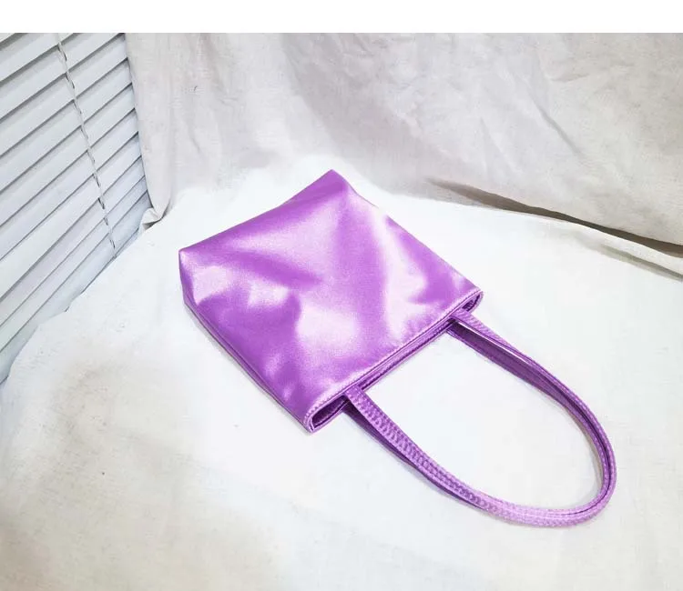Women's Retro Silk Satin Small Square Handbag Fashion Contrast Color Underarm Bag Girls Tote Phone Purse Gift for Her 2026